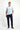 Açık Mavi Polo Yaka Slim Fit Dar Kesim Nakışlı Pamuk Tişört