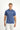 İndigo Polo Yaka Slim Fit Dar Kesim Nakışlı Pamuk Tişört