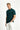  Koyu Yeşil Polo Yaka Slim Fit Dar Kesim Nakışlı Pamuk Tişört