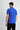 Saks Mavi Polo Yaka Slim Fit Dar Kesim Pamuk Tişört
