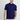 Orta Lacivert Polo Yaka Slim Fit Dar Kesim Pamuk Tişört