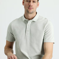 Taş Polo Yaka Slim Fit Dar Kesim Pamuk Tişört