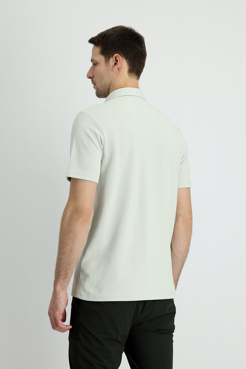 Taş Polo Yaka Slim Fit Dar Kesim Pamuk Tişört