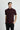 Koyu Bordo Polo Yaka Slim Fit Dar Kesim Pamuk Tişört