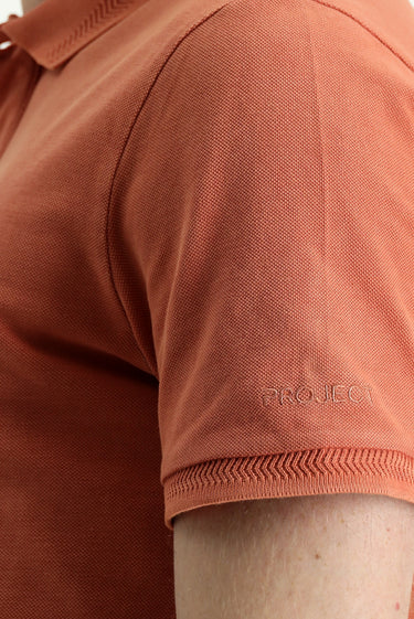 Tarçın  Polo Yaka Slim Fit Dar Kesim Nakışlı Pamuk Tişört