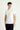 Kırık Beyaz Polo Yaka Slim Fit Dar Kesim Havlu Kumaş Pamuklu Tişört