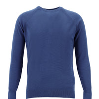 Koyu Havacı Bisiklet Yaka Slim Fit Dar Kesim Pamuklu Triko Kazak