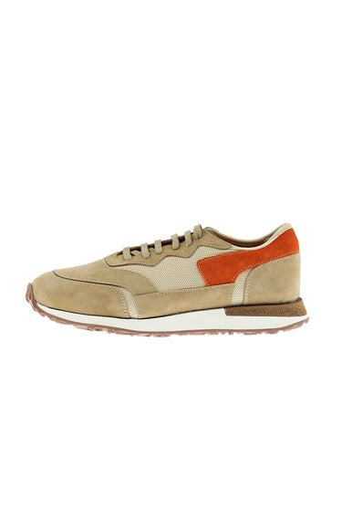Orta Kahve Sneaker Deri Ayakkabı