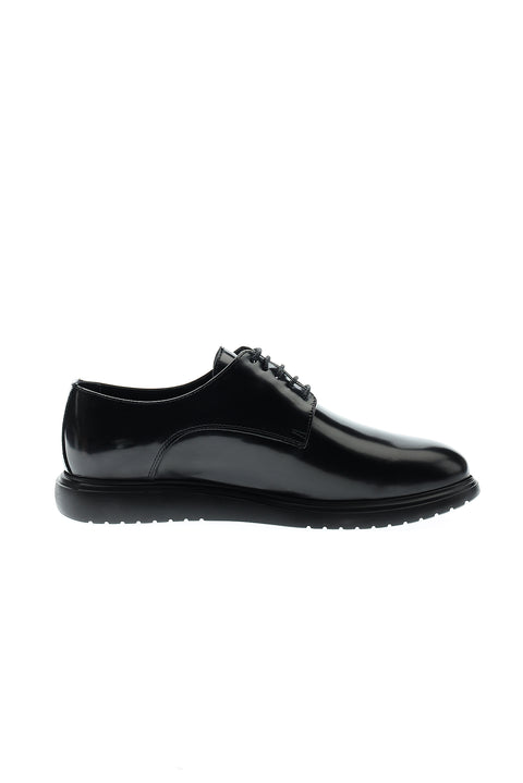 Black Patent Leather Casual Shoes