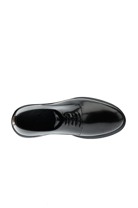 Black Patent Leather Casual Shoes