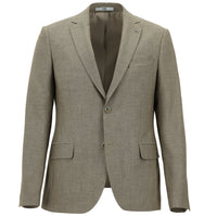 Light Mink 7 Drop Slim Fit Classic Patterned Jacket