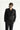 Siyah Super Slim Fit Ekstra Dar Kesim Klasik Desenli Ceket