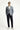 Koyu Mavi  Slim Fit Dar Kesim Klasik Desenli Ceket