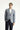Koyu Mavi  Slim Fit Dar Kesim Klasik Desenli Ceket