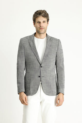  Siyah Regular Fit Pamuk Klasik Ceket