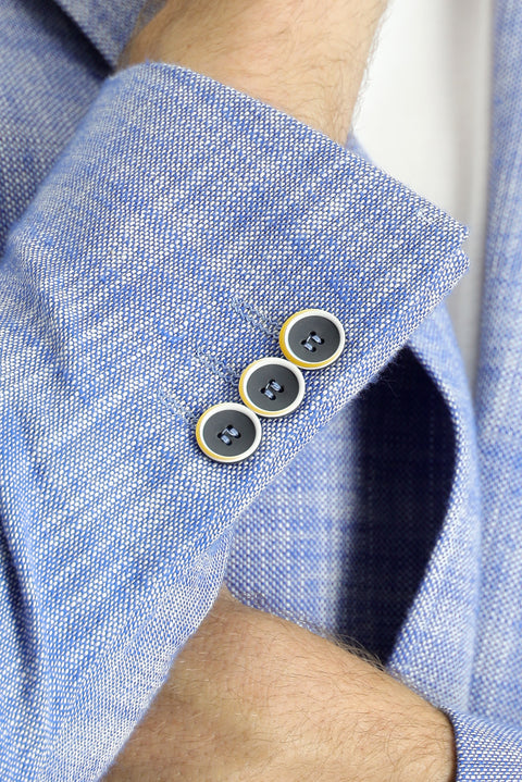 Mavi 7 Drop Slim Fit Dar Kesim Desenli Spor Pamuk Ceket