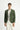 Koyu Yeşil Super Slim Fit Ekstra Dar Kesim Gofre Ceket