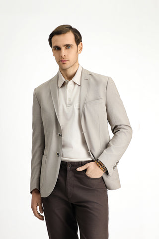  Orta Vizon 7 Drop Super Slim Fit Eksra Dar Kesim Gofre Ceket