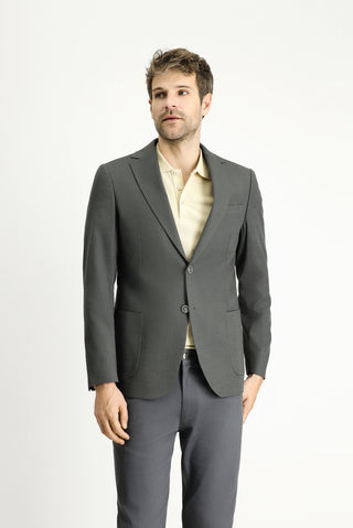  Açık Füme Regular Fit Pamuklu Spor Ceket