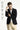 Siyah Techno-Line Slim Fit Dar Kesim Likralı Ceket