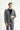 Orta Füme Techno-Line Slim Fit Dar Kesim Likralı Ceket