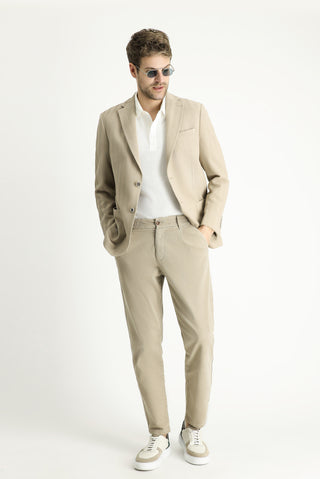  Aç?k Vizon 7 Drop Slim Fit Dar Kesim Desenli Spor Ceket-Ki??l?