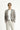 Orta Vizon Slim Fit Dar Kesim Yünlü Keten Karışımlı Ekose Ceket