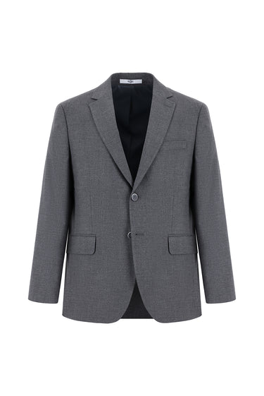  Koyu Füme Slim Fit Dar Kesim Klasik Desenli Ceket
