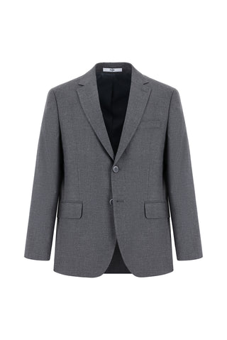  Koyu Füme 7 Drop Slim Fit Dar Kesim Klasik Desenli Ceket