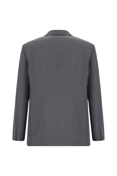  Koyu Füme Slim Fit Dar Kesim Klasik Desenli Ceket