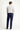 Orta Lacivert Regular Fit Beli Lastikli Likralı Denim Look Pantolon