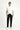 Siyah Regular Fit Likralı Denim Look Pantolon