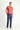Koyu Mavi  Regular Fit Likralı Denim Look Pantolon
