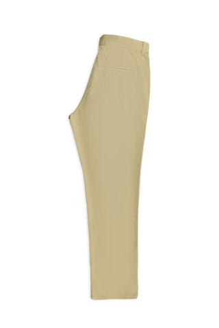  Açık Bej Regular Fit Standart Kesim Likralı Kanvas / Chino Pantolon