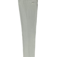 Çağla Yeşili 7 Drop Slim Fit Dar Kesim Desenli Beli Lastikli İpli Likralı Klasik Kumaş Pantolon
