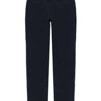 Koyu Lacivert Regular Fit Likralı Kanvas / Chino Pantolon