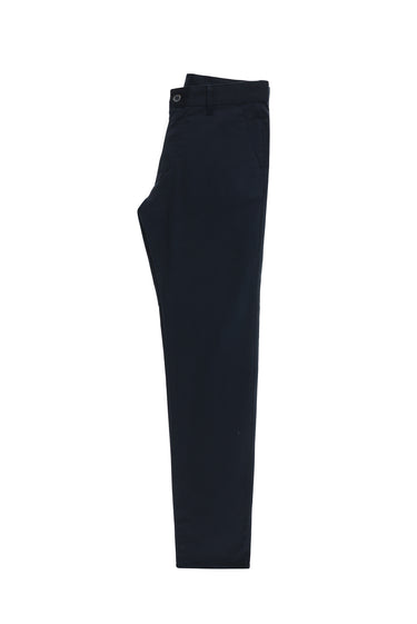 Koyu Lacivert Regular Fit Likralı Kanvas / Chino Pantolon