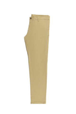  Orta Bej Regular Fit Likralı Kanvas / Chino Pantolon