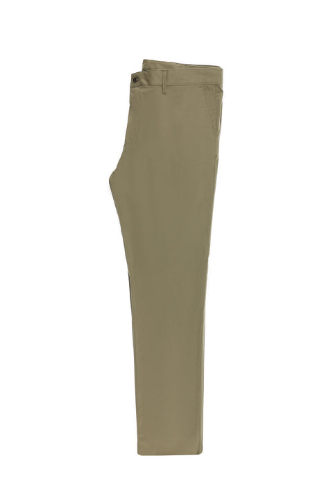 Koyu Vizon 6 Drop Regular Fit Standart Kesim Likralı Kanvas / Chino Pantolon