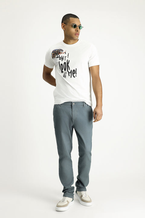 Petrol Yeşili 6 Drop Regular Fit Standart Kesim Beli Lastikli Likralı Kanvas / Chino Pantolon