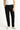 Siyah Regular Fit Likralı Kargo Pantolon