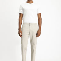 Açık Vizon Regular Fit Beli Lastikli Likralı Kanvas / Chino Pantolon