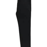 Siyah Relaxed Fit Rahat Kesim Likralı Kanvas / Chino Pantolon