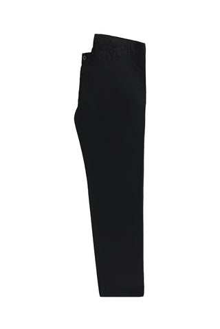  Siyah 4 Drop Relaxed Fit Rahat Kesim Likralı Kanvas / Chino Pantolon