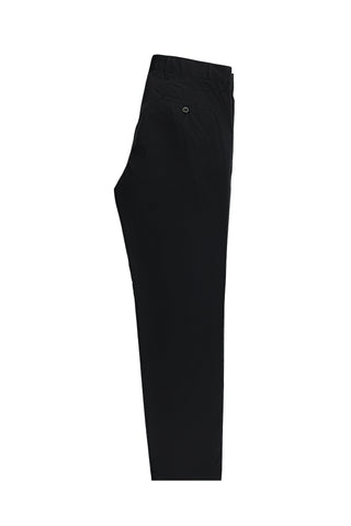  Siyah 4 Drop Relaxed Fit Rahat Kesim Likralı Kanvas / Chino Pantolon