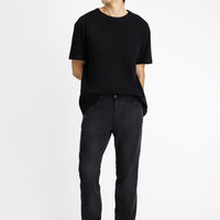 Koyu Antrasit Regular Fit Likralı Denim Look Pantolon