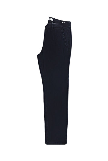  Koyu Lacivert Regular Fit Spor Pantolon Denim Look