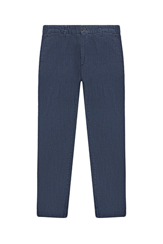  Orta Lacivert 4 Drop Relaxed Fit Rahat Kesim Denim Look Pantolon