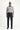 Koyu Lacivert Slim Fit Dar Kesim Beli Lastikli Likralı Pantolon