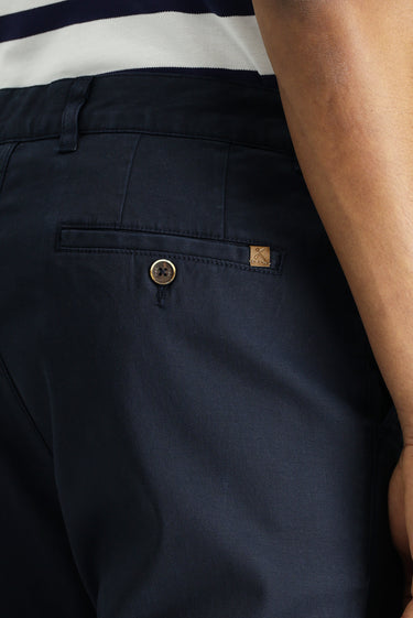Koyu Lacivert Relaxed Fit Rahat Kesim Beli Lastikli Likralı Pantolon